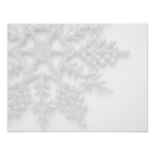 Silver Snowflakes Thank You Card - Image 2