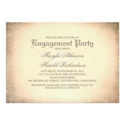 Skull Couple Day of the Dead Engagement Party Card - Image 2