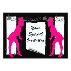 Sophisticated Bachelor party Card