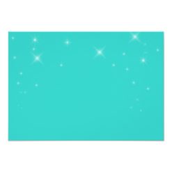 Sparkly Glitter Teal Bachelorette Party Invitation - Image 2
