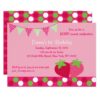 Strawberry 1st Birthday Card