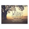 String of Lights Tree Rustic Vintage Wedding Invitation Card