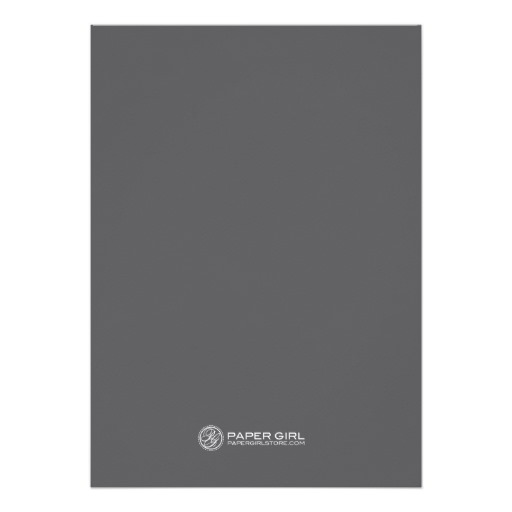 Stylish Scrolls Rehearsal Dinner or Wedding Shower Card - Image 2