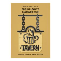 Tavern Sign Invitation