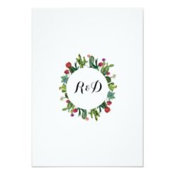 Thank You Cards Cactus Wreath Fiesta Wedding - Image 2