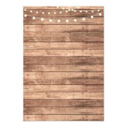 Thank You Rustic Cards Wood Burlap BBQ Engagement - Image 2