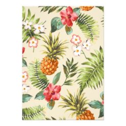 Tropical Leaves Pineapple Beach Engagement Party Card - Image 2