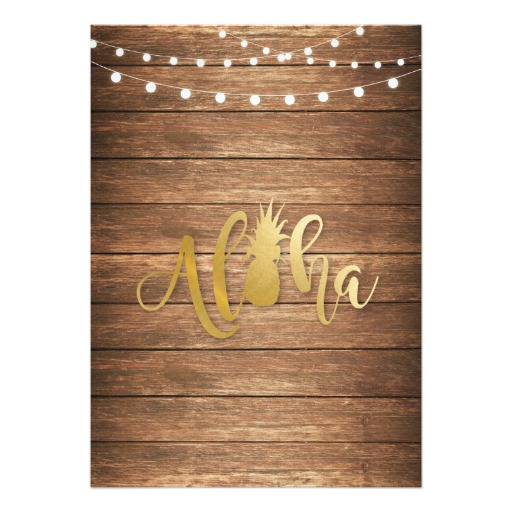 Tropical Luau Aloha Floral Engagement Party Invite - Image 2