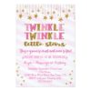 Twin Girls Twinkle Twinkle Little Star Invitation