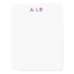 Two Palm Trees Purple Wedding Thank You Cards - Image 2