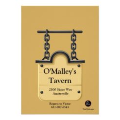 Tavern Sign Invitation - Image 2