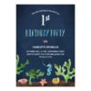 Under the Sea | Nautical 1st Birthday Party Card