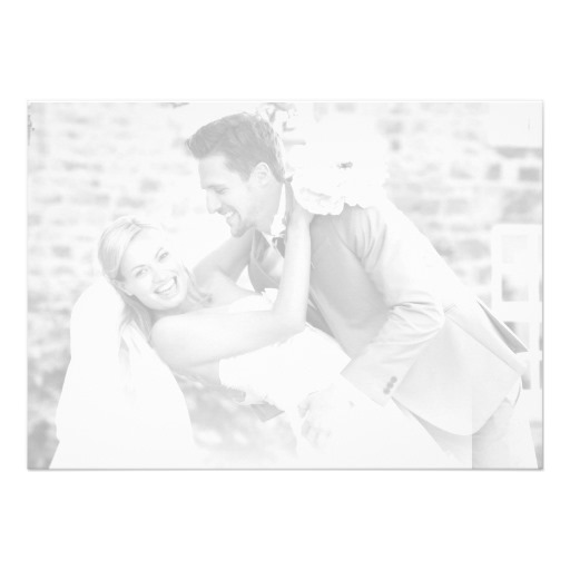 PHOTO THANK YOU hand lettered modern gray ombre Card - Image 2