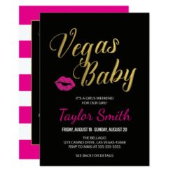 Vegas Itinerary Invitation