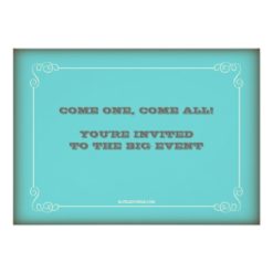 Vintage Circus Carnival Birthday Party Ticket Card - Image 2
