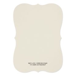 Vintage Ivory Art Deco Wedding Rehearsal Dinner Card - Image 2