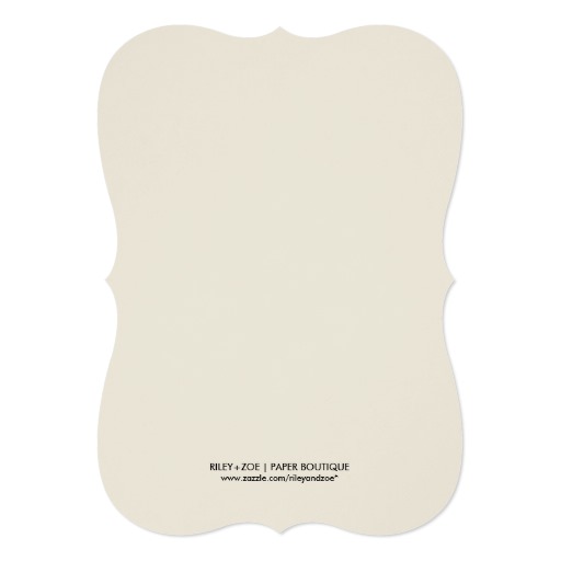 Vintage Ivory Art Deco Wedding Rehearsal Dinner Card - Image 2