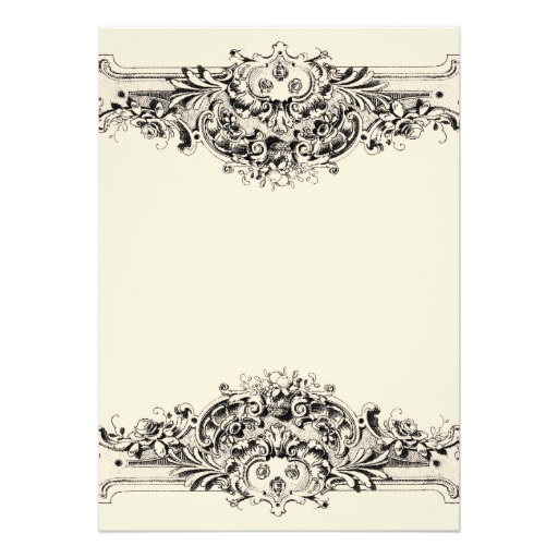 Vintage Ornament Engagement Party Card - Image 2