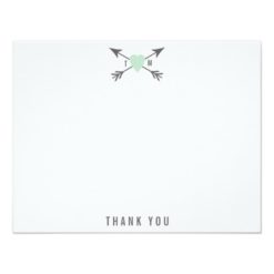 Wedding Heart + Arrows Thank You Note Cards