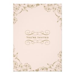 Wedding Rehearsal | Blush and Antique Scroll Card - Image 2
