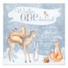 Winter Onederland Woodland First Birthday Party Card