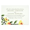 Yellow Poppies Rehearsal Dinner Invite