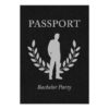 bachelor party passport card
