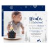 Winter Onederland 1st Birthday Invitation - Boy