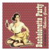 mod pattern retro pin up bachelorette party card