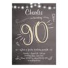 90th Birthday Invitation Vintage Ninety Birthday