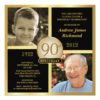 90th Birthday Invitations Then & Now 2 Photos