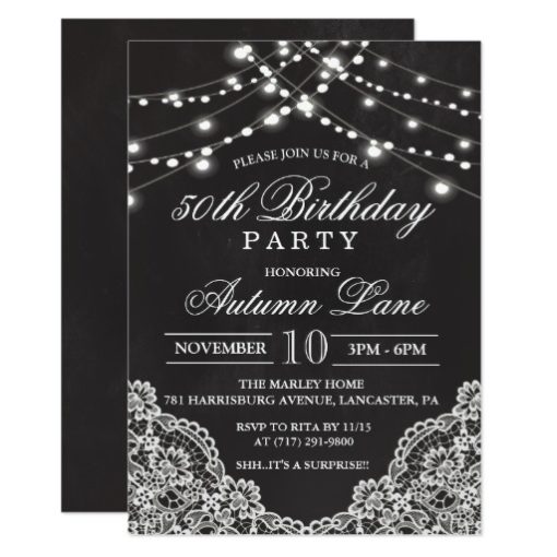ANY AGE - Adult Birthday Party Invitation