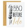 BBQ Before I Do Couple's Wedding Shower Invitation