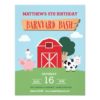 Barnyard Bash Invitation