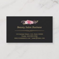 Beautiful Floral Abstract Stripes | Loyalty Card - Image 2
