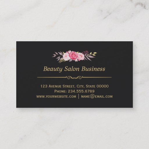 Beautiful Floral Abstract Stripes | Loyalty Card - Image 2