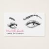 Beautiful eyes Long lashes Lash Extension Business Card