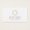 Bohemian Gold Sun Mandala Yoga Business Card
