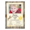 Boys Wild West Photo Birthday Invitation