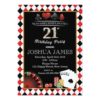 Casino 21st Birthday Invitation
