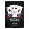 Casino Night Las Vegas Birthday Invitation Party