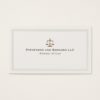 Classic Attorney Justice Scale Business Card