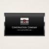 Construction Metal Framed Monogram Professional Business Card