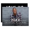 Cool Grids Graduation Announcement Invitation