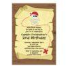 Cute Ahoy Mates Pirate Birthday Party Invitations