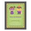 Cute Kids Mardi Gras Birthday Party Invitations