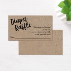 Diaper Raffle Ticket