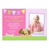 Dog Puppy Photo Birthday Party Invitations