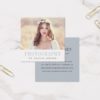 Elegant Border | Photographer Square Business Card