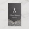 Elegant Silver Damask - Hair Stylist Appointment